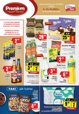 Premium - gazetka promocyjna Gazetka Premium od czwartku 02.10 do środy 15.10