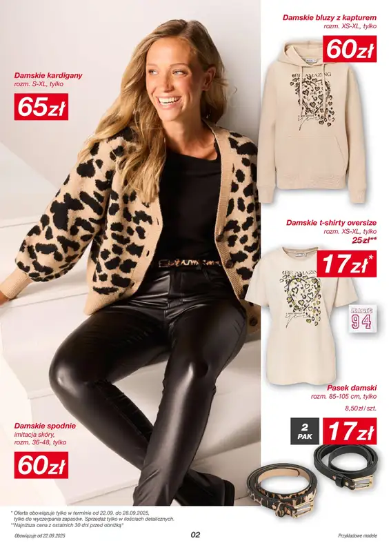 KiK - gazetka promocyjna Gazetka od poniedziałku 22.09 do niedzieli 28.09 - strona 2