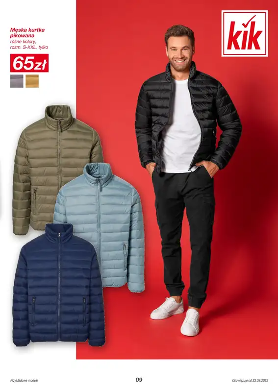KiK - gazetka promocyjna Gazetka od poniedziałku 22.09 do niedzieli 28.09 - strona 9