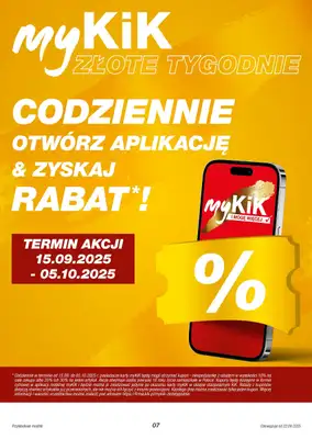 KiK - gazetka promocyjna Gazetka od poniedziałku 22.09 do niedzieli 28.09 - strona 7
