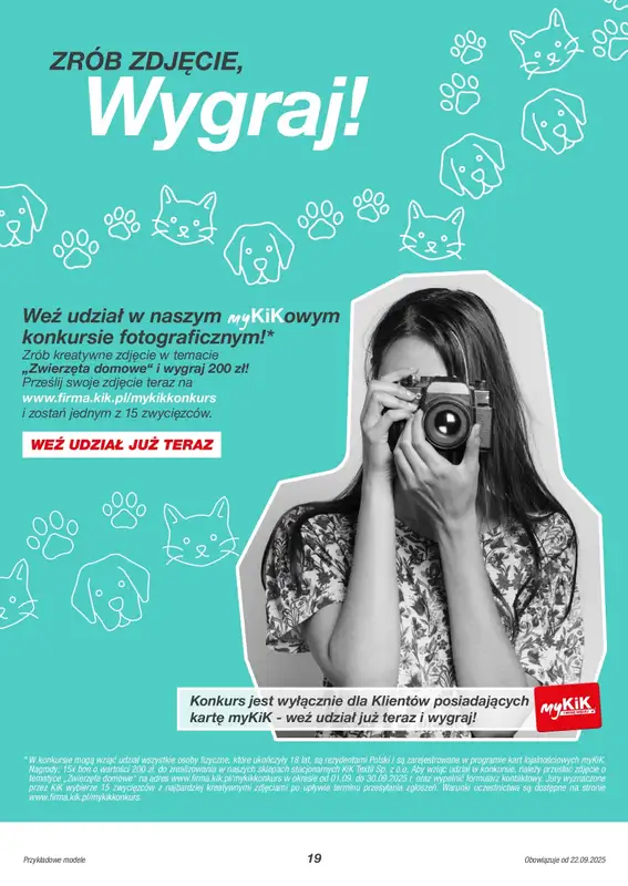 KiK - gazetka promocyjna Gazetka od poniedziałku 22.09 do niedzieli 28.09 - strona 19