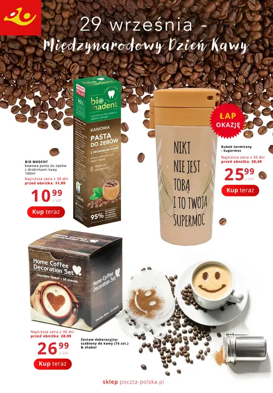 Poczta Polska - gazetka promocyjna Gazetka od poniedziałku 22.09 do niedzieli 05.10 - strona 3