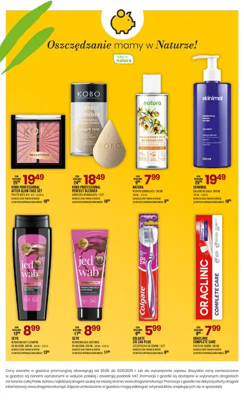 Drogerie Natura - gazetka promocyjna Gazetka od soboty 20.09 do czwartku 02.10 - strona 16