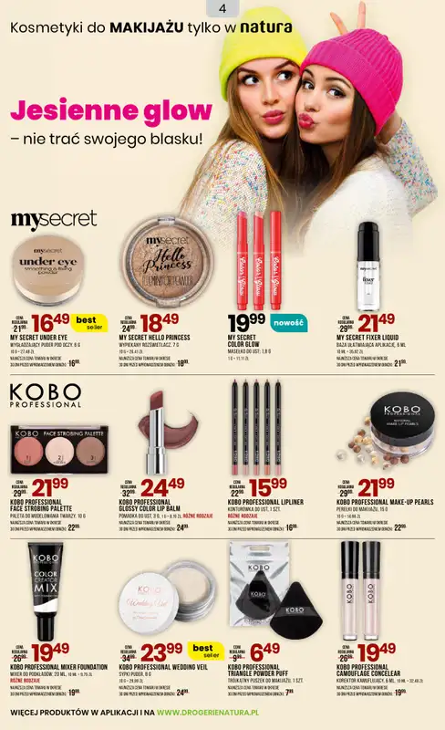 Drogerie Natura - gazetka promocyjna Gazetka od soboty 20.09 do czwartku 02.10 - strona 4