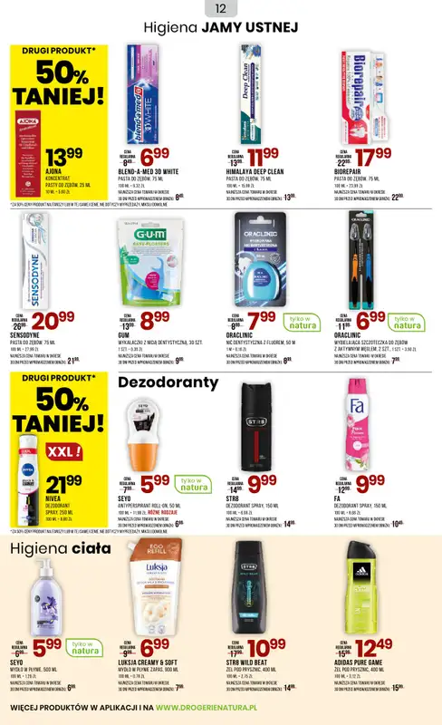 Drogerie Natura - gazetka promocyjna Gazetka od soboty 20.09 do czwartku 02.10 - strona 12