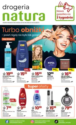 Drogerie Natura - gazetka promocyjna Gazetka od soboty 20.09 do czwartku 02.10