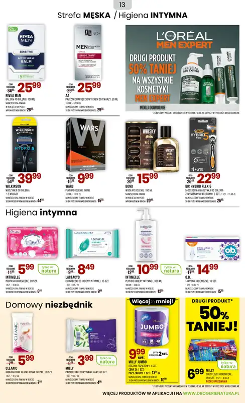 Drogerie Natura - gazetka promocyjna Gazetka od soboty 20.09 do czwartku 02.10 - strona 13