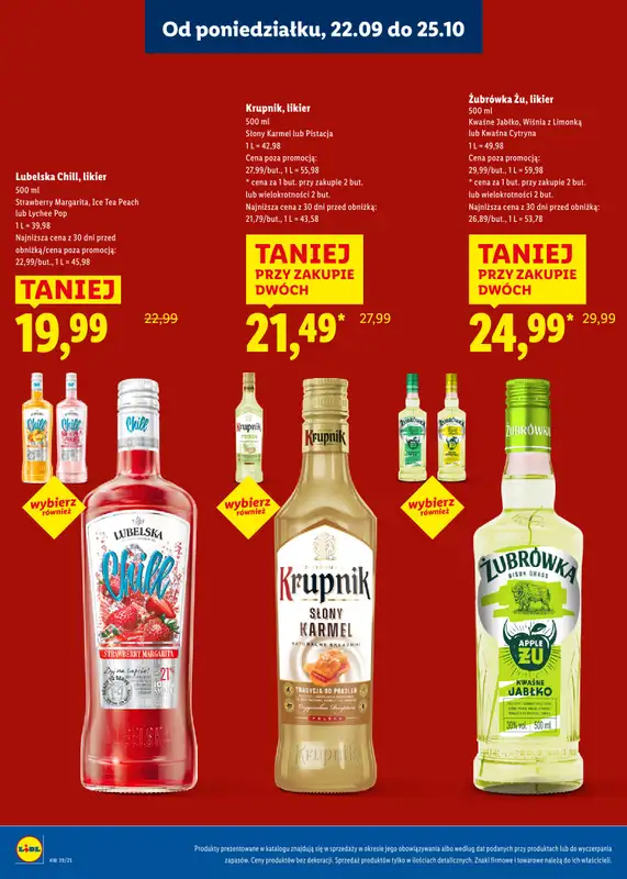 Lidl - gazetka promocyjna Katalog alkoholi mocnych  do soboty 25.10 - strona 22