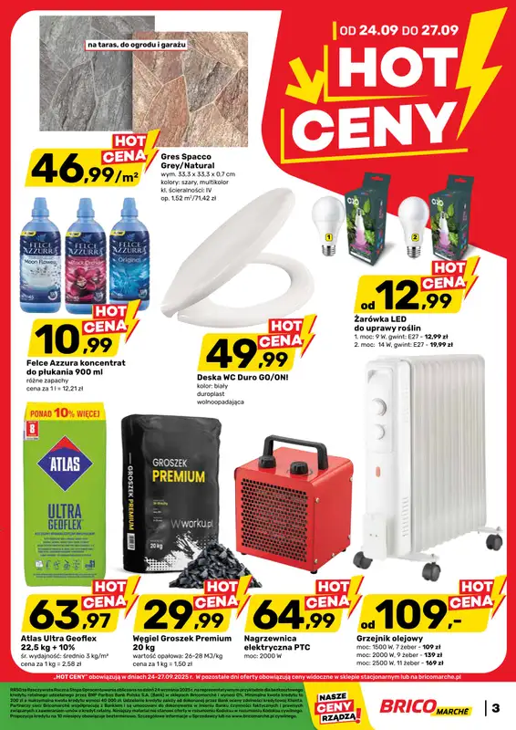 Bricomarche - gazetka promocyjna Gazetka od środy 24.09 do soboty 04.10 - strona 4