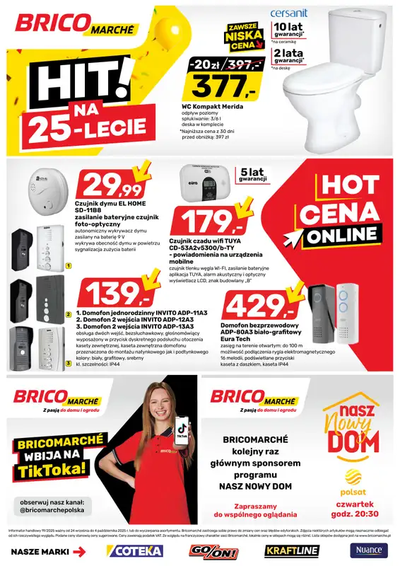 Bricomarche - gazetka promocyjna Gazetka od środy 24.09 do soboty 04.10 - strona 9