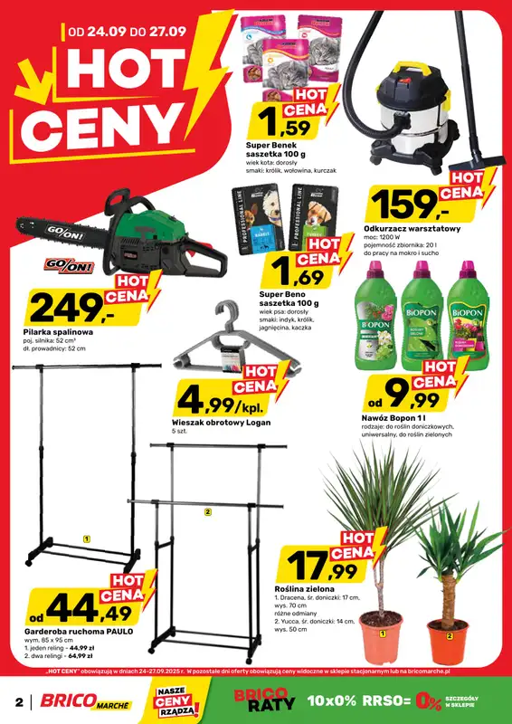 Bricomarche - gazetka promocyjna Gazetka od środy 24.09 do soboty 04.10 - strona 3