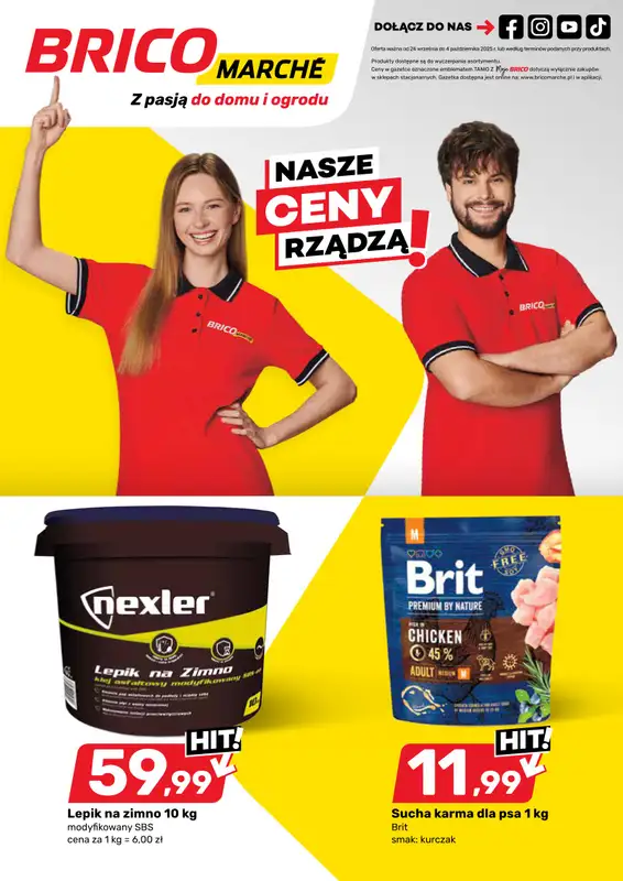 Bricomarche - gazetka promocyjna Gazetka od środy 24.09 do soboty 04.10