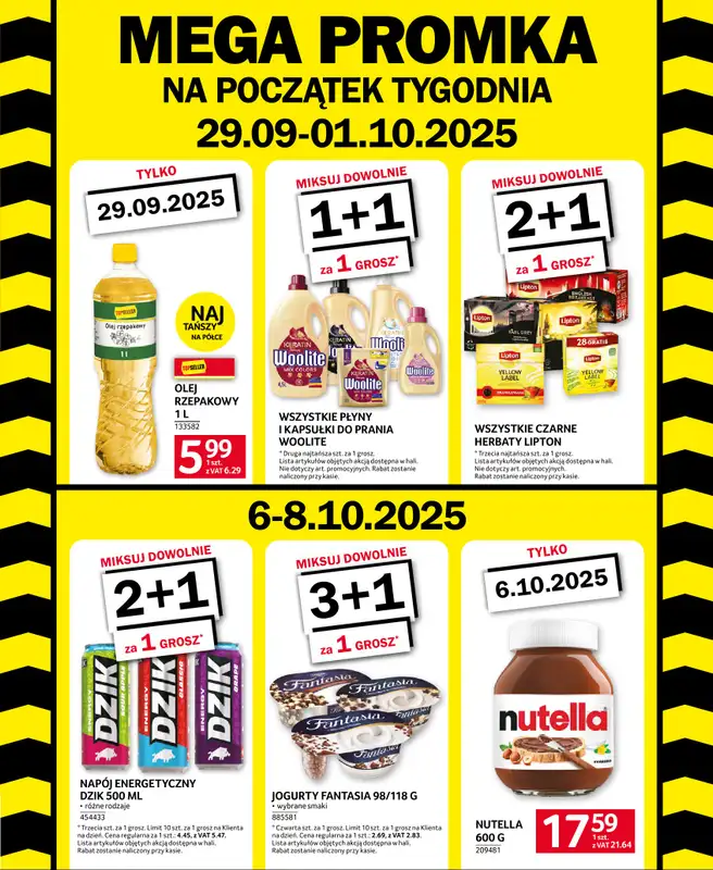 Selgros - gazetka promocyjna MEGA PROMKA od poniedziałku 29.09 do środy 08.10