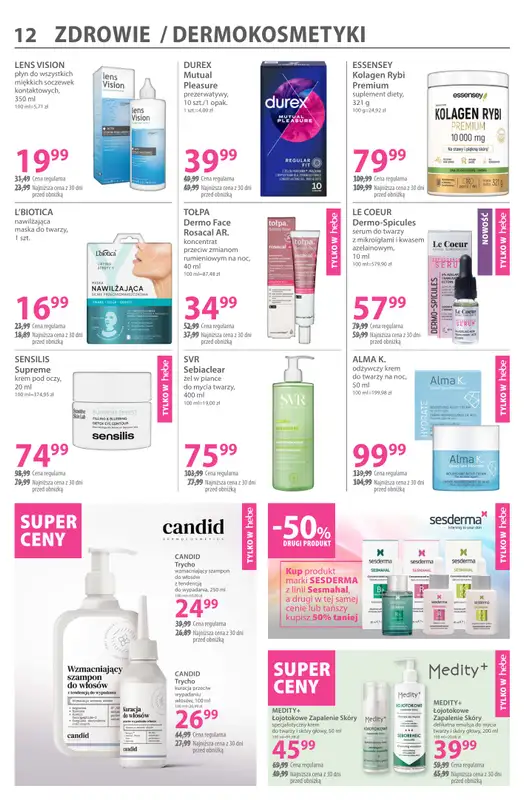 Hebe - gazetka promocyjna Gazetka od poniedziałku 22.09 do wtorku 07.10 - strona 12