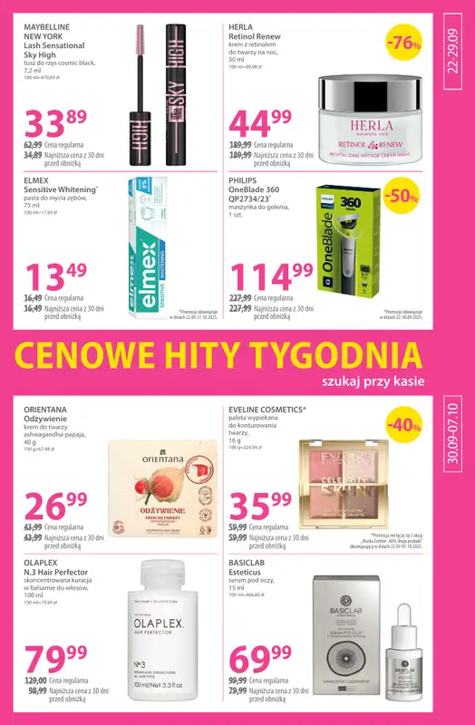 Hebe - gazetka promocyjna Gazetka od poniedziałku 22.09 do wtorku 07.10 - strona 7