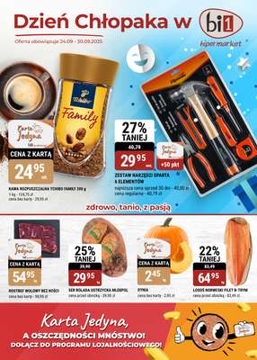 bi1 - gazetka promocyjna Gazetka Ełk I Dzień Chłopaka od środy 24.09 do wtorku 30.09