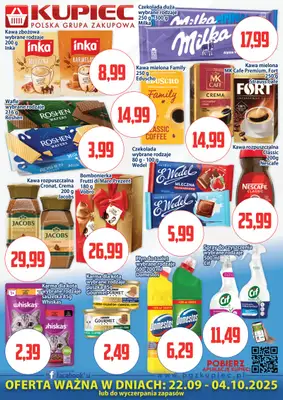 Kupiec - gazetka promocyjna Oferta plakatowa od poniedziałku 22.09 do soboty 04.10 - strona 2