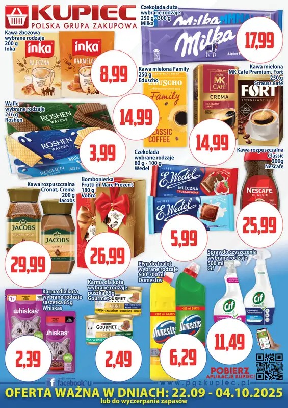 Kupiec - gazetka promocyjna Oferta plakatowa od poniedziałku 22.09 do soboty 04.10 - strona 2