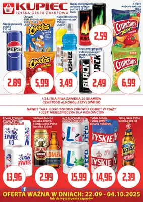 Kupiec - gazetka promocyjna Oferta plakatowa od poniedziałku 22.09 do soboty 04.10 - strona 3