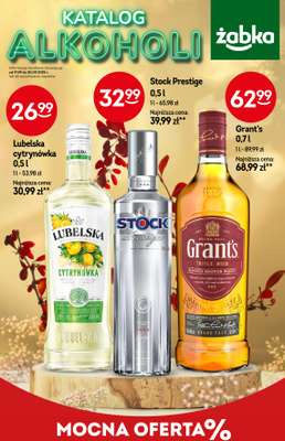 Żabka - gazetka promocyjna Katalog alkoholowy od środy 17.09 do wtorku 30.09
