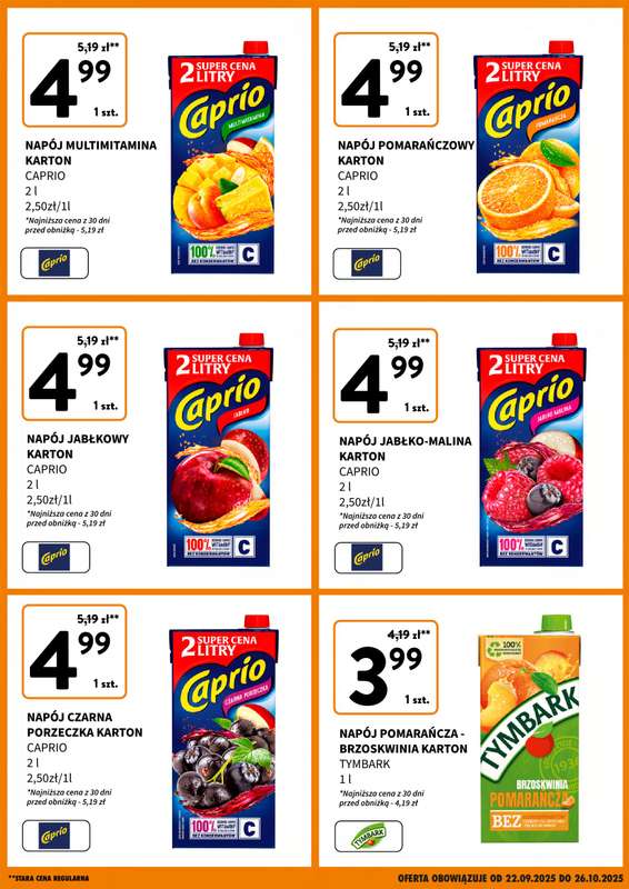 Intermarche - gazetka promocyjna Nowa niższa cena od wtorku 23.09 do niedzieli 26.10 - strona 3