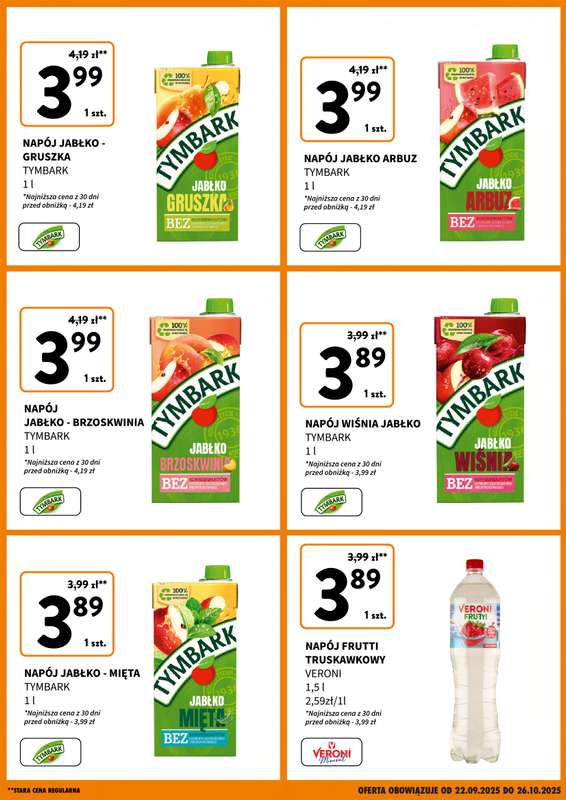 Intermarche - gazetka promocyjna Nowa niższa cena od wtorku 23.09 do niedzieli 26.10 - strona 4