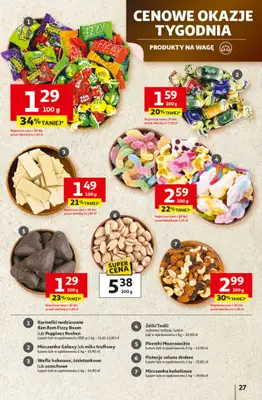 Auchan - gazetka promocyjna Gazetka Pewność niskich cen Hipermarket Auchan  do środy 01.10 - strona 27