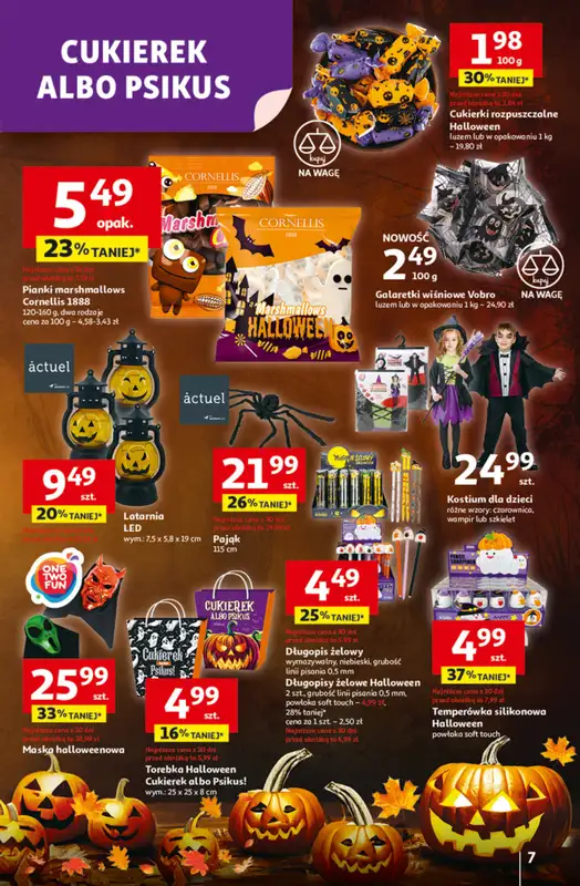 Auchan - gazetka promocyjna Gazetka Pewność niskich cen Hipermarket Auchan  do środy 01.10 - strona 7