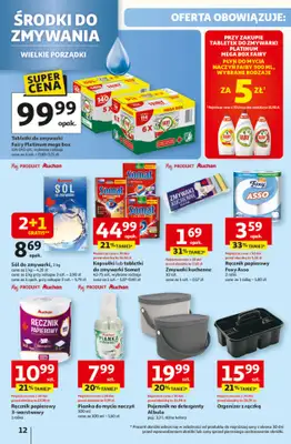 Auchan - gazetka promocyjna Gazetka Pewność niskich cen Hipermarket Auchan  do środy 01.10 - strona 12