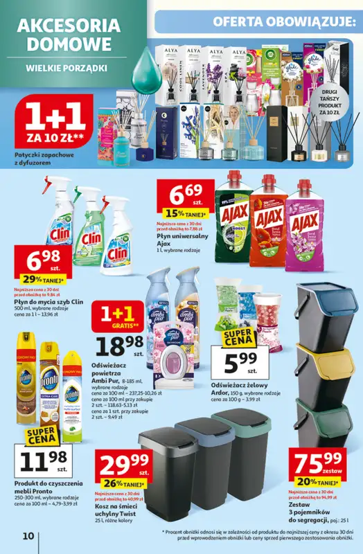 Auchan - gazetka promocyjna Gazetka Pewność niskich cen Hipermarket Auchan  do środy 01.10 - strona 10