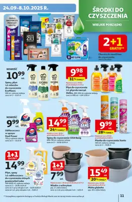 Auchan - gazetka promocyjna Gazetka Pewność niskich cen Hipermarket Auchan  do środy 01.10 - strona 11