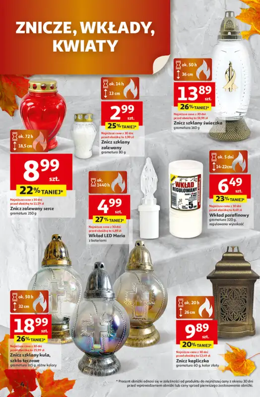 Auchan - gazetka promocyjna Gazetka Pewność niskich cen Hipermarket Auchan  do środy 01.10 - strona 4