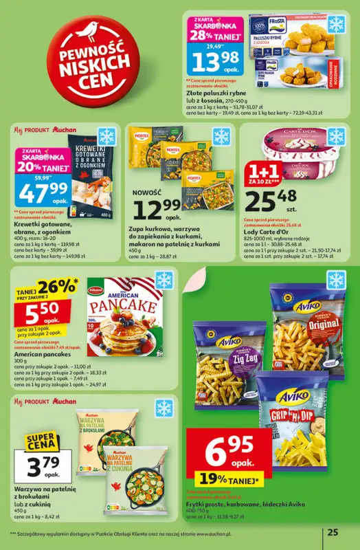 Auchan - gazetka promocyjna Gazetka Pewność niskich cen Hipermarket Auchan  do środy 01.10 - strona 25