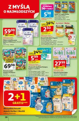 Auchan - gazetka promocyjna Gazetka Pewność niskich cen Hipermarket Auchan  do środy 01.10 - strona 28