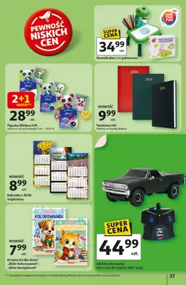 Auchan - gazetka promocyjna Gazetka Pewność niskich cen Hipermarket Auchan  do środy 01.10 - strona 37