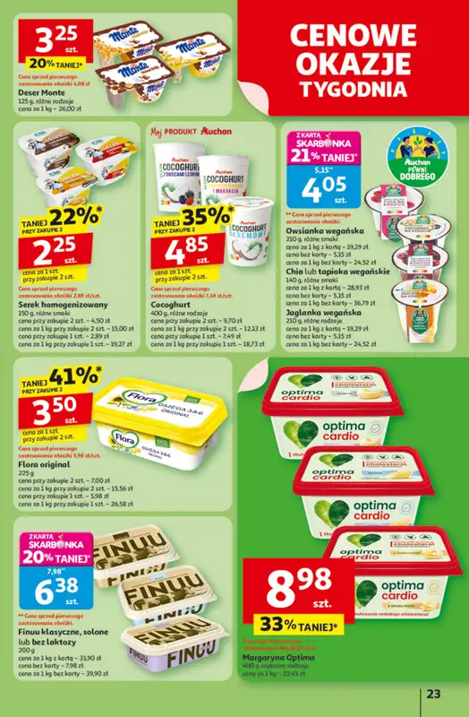 Auchan - gazetka promocyjna Gazetka Pewność niskich cen Hipermarket Auchan  do środy 01.10 - strona 23