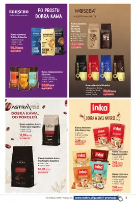 Makro - gazetka promocyjna Katalog kawa herbata od wtorku 23.09 do poniedziałku 29.09 - strona 5