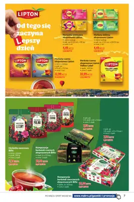 Makro - gazetka promocyjna Katalog kawa herbata od wtorku 23.09 do poniedziałku 29.09 - strona 7