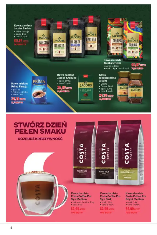 Makro - gazetka promocyjna Katalog kawa herbata od wtorku 23.09 do poniedziałku 29.09 - strona 4