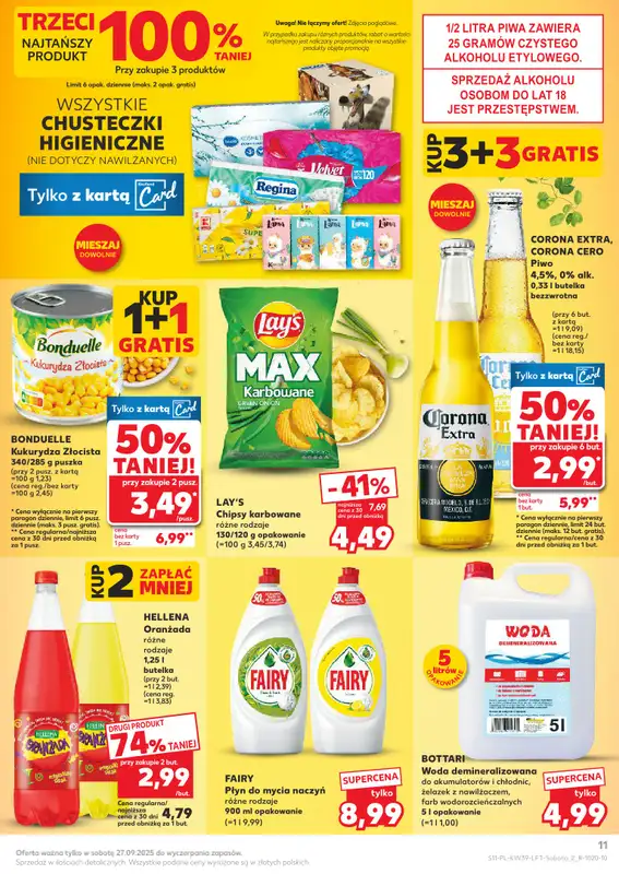 Kaufland - gazetka promocyjna Oferta Kaufland od czwartku 25.09 do środy 01.10 - strona 11