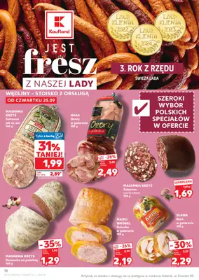 Kaufland - gazetka promocyjna Oferta Kaufland od czwartku 25.09 do środy 01.10 - strona 18