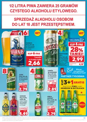 Kaufland - gazetka promocyjna Oferta Kaufland od czwartku 25.09 do środy 01.10 - strona 45
