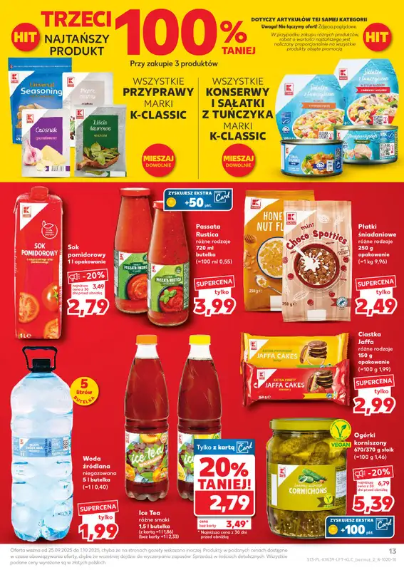 Kaufland - gazetka promocyjna Oferta Kaufland od czwartku 25.09 do środy 01.10 - strona 13
