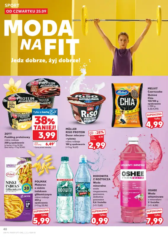 Kaufland - gazetka promocyjna Oferta Kaufland od czwartku 25.09 do środy 01.10 - strona 40