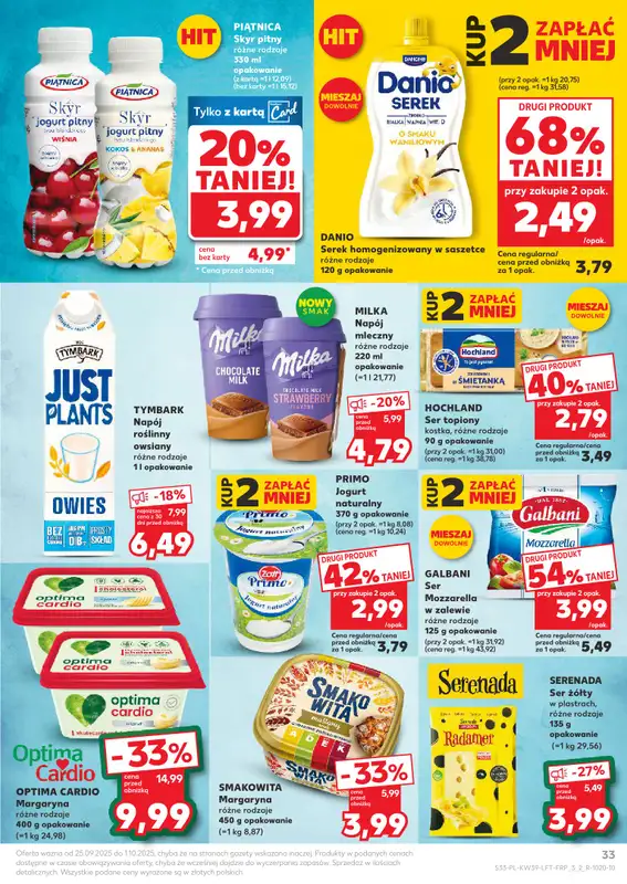 Kaufland - gazetka promocyjna Oferta Kaufland od czwartku 25.09 do środy 01.10 - strona 33