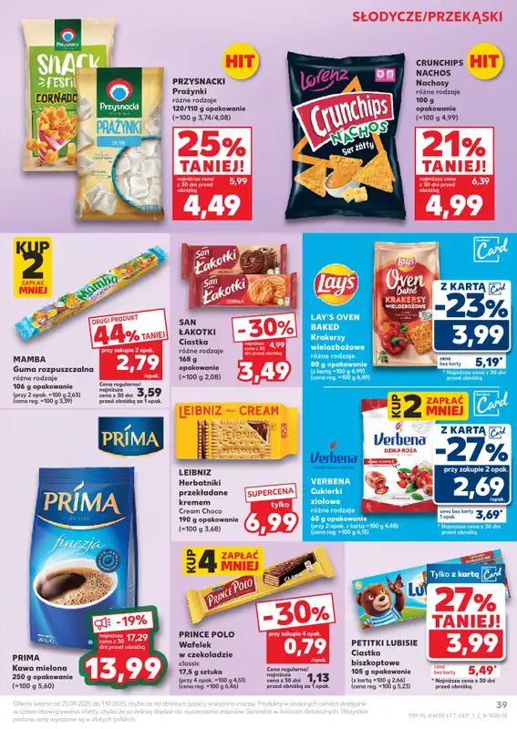 Kaufland - gazetka promocyjna Oferta Kaufland od czwartku 25.09 do środy 01.10 - strona 39