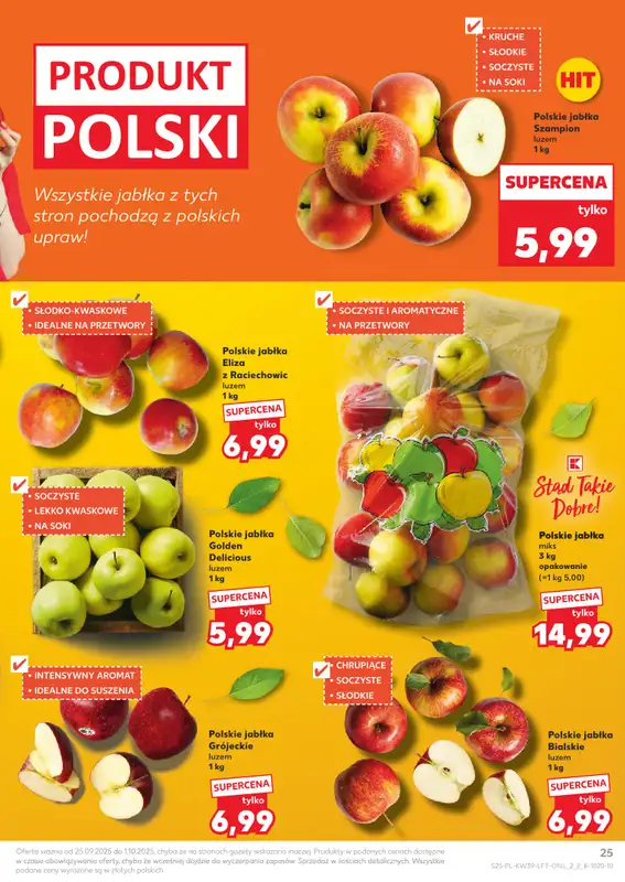Kaufland - gazetka promocyjna Oferta Kaufland od czwartku 25.09 do środy 01.10 - strona 25