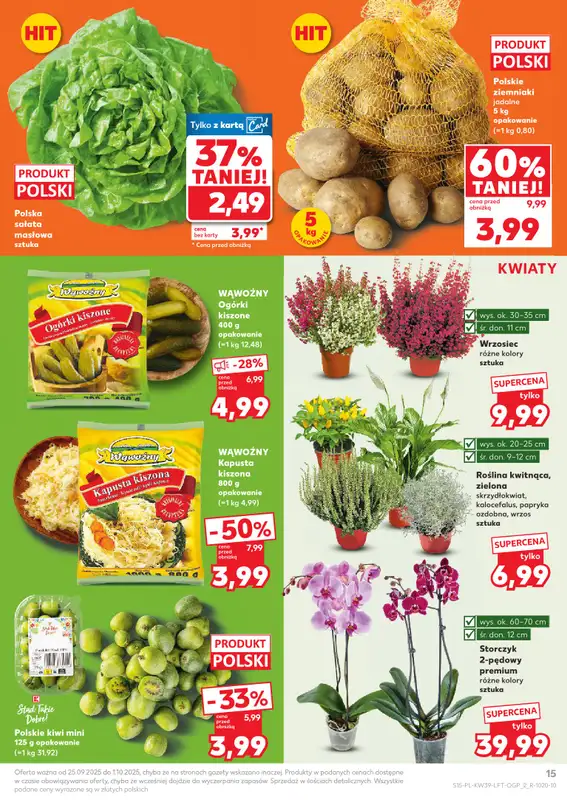 Kaufland - gazetka promocyjna Oferta Kaufland od czwartku 25.09 do środy 01.10 - strona 15