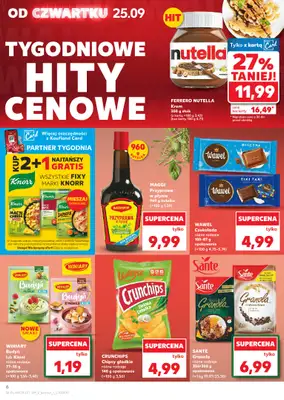 Kaufland - gazetka promocyjna Oferta Kaufland od czwartku 25.09 do środy 01.10 - strona 6