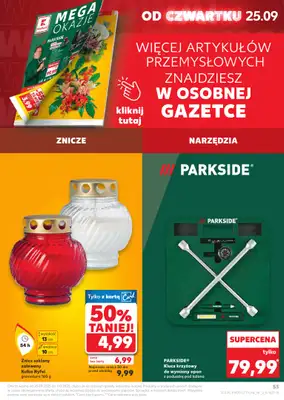 Kaufland - gazetka promocyjna Oferta Kaufland od czwartku 25.09 do środy 01.10 - strona 53